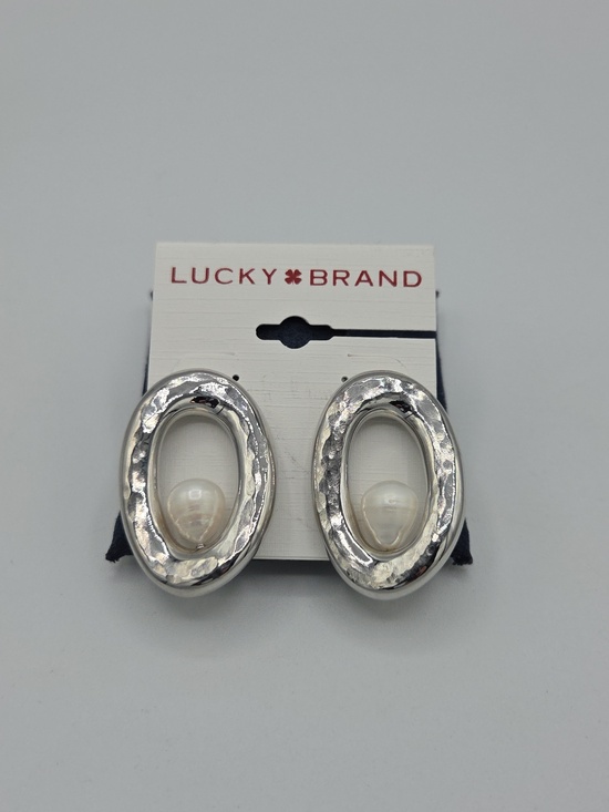 Lucky Brand Jewelry - 5 for $25! Lucky Brand Silver Tone Oval Pearl Drop Earrings
